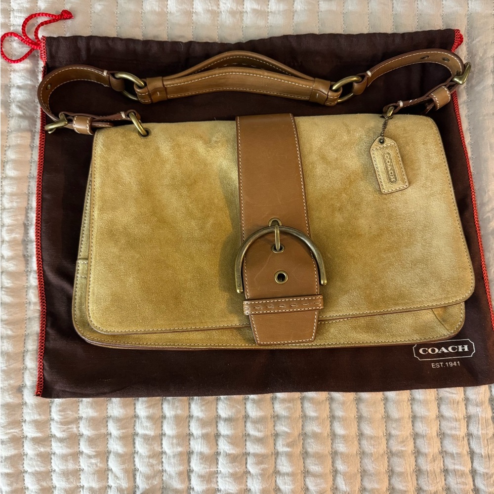 Coach SoHo Suede Shoulder Bag